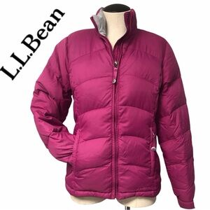 L.L. Bean Women's Magenta Berry Pink Puffer Jacket size XS